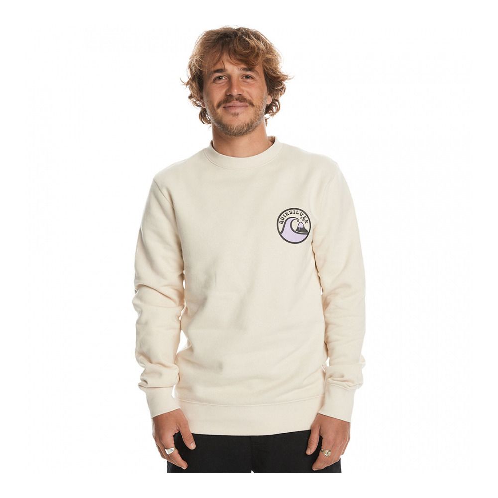 Quiksilver SCREEN INJECTION - Sweat Homme birch