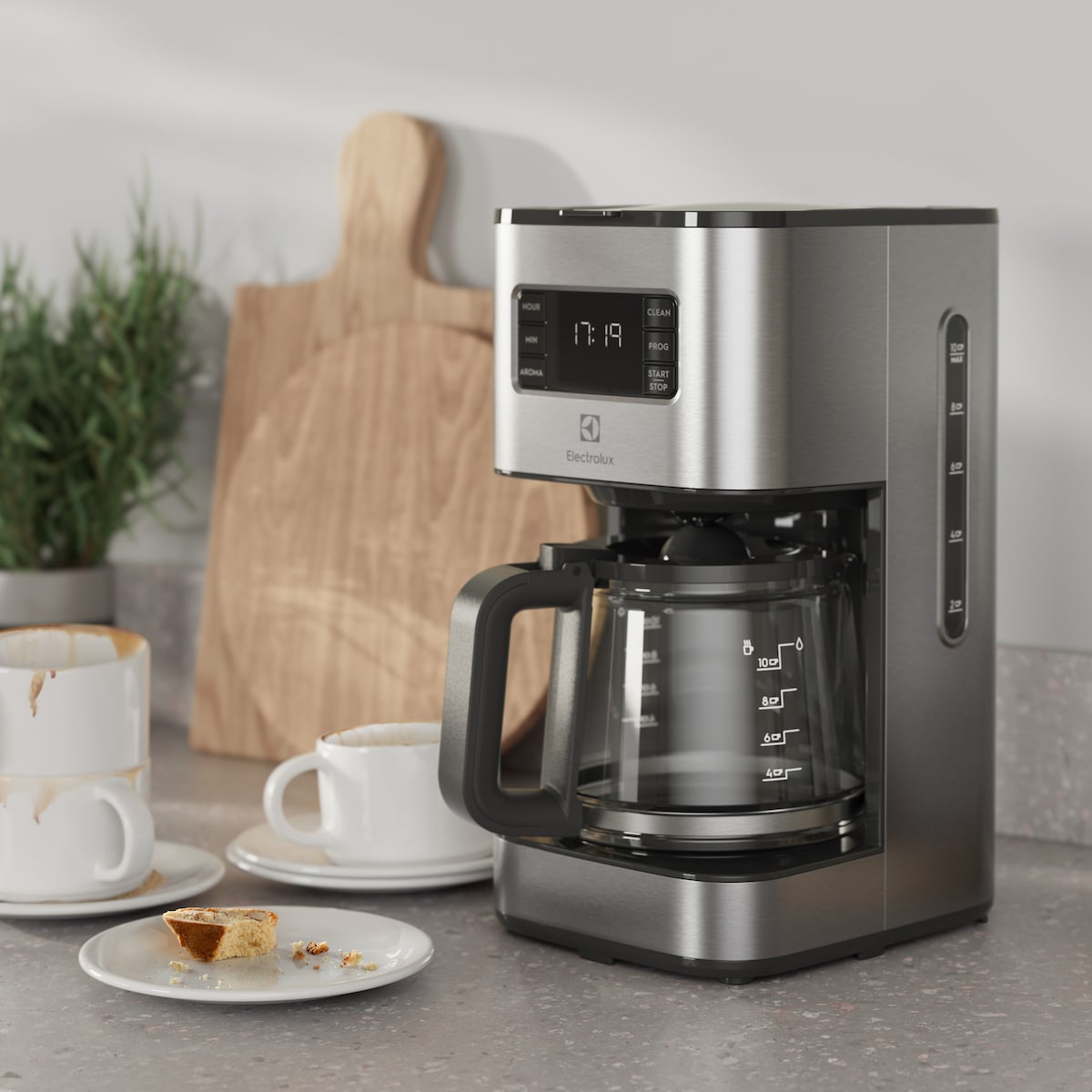Electrolux Create 5 kaffetrakter E5CM1-6ST (rustfritt stål)