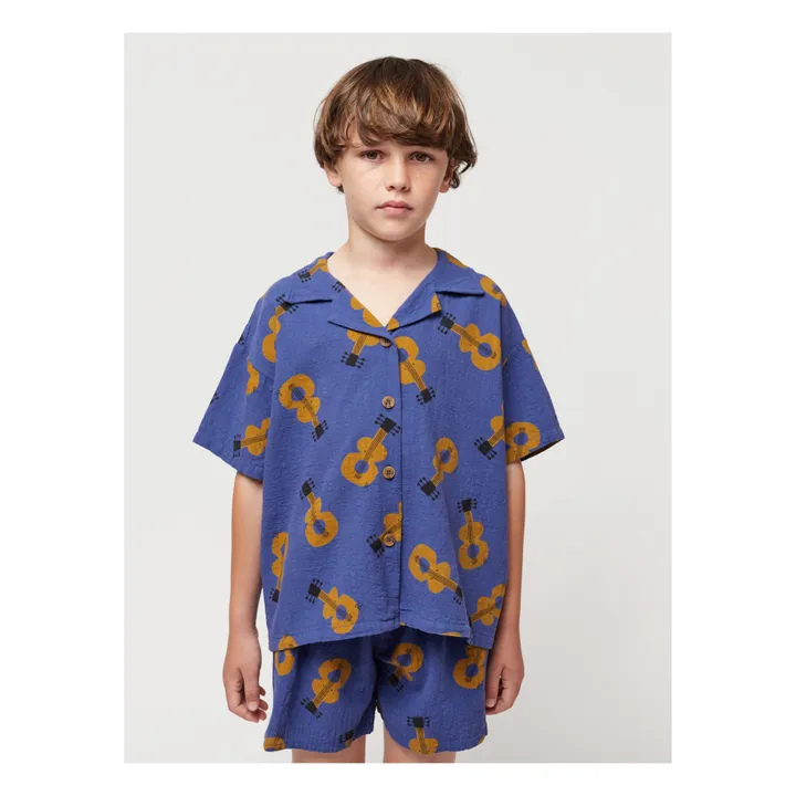 Bobo Choses Chemise Guitares | Bleu