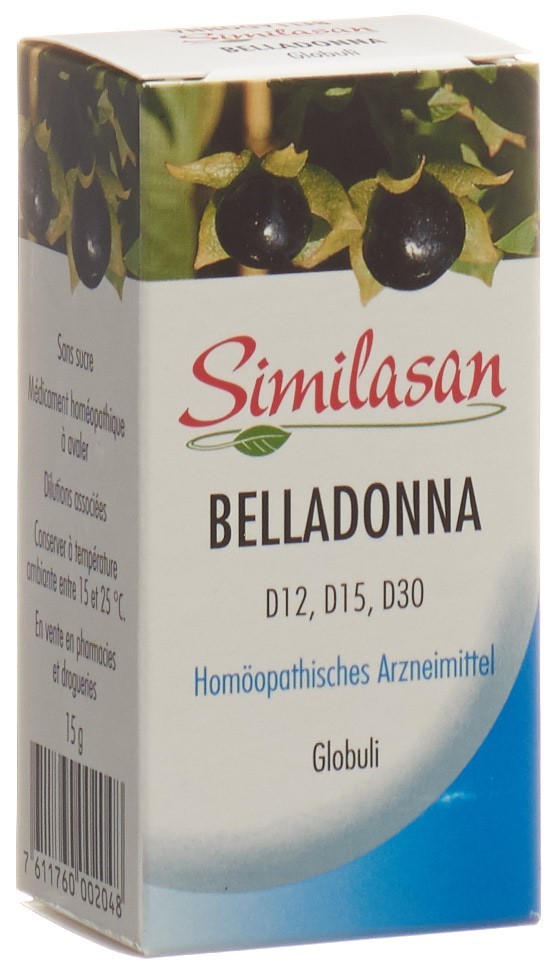 SIMILASAN Belladonna<br>15 g, Globuli, D12/D15/D30