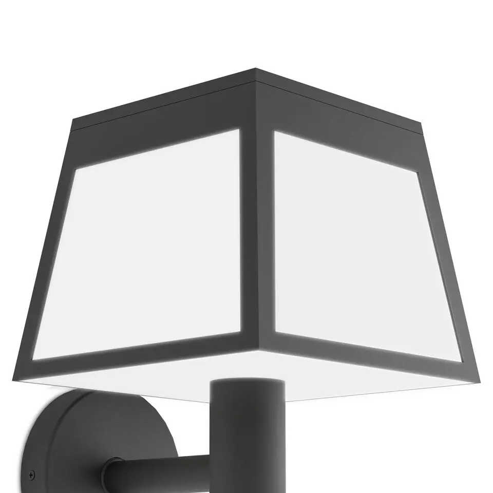 EGLO Altilia Solar Wandlamp - LED - 20 cm - Zwart/Wit