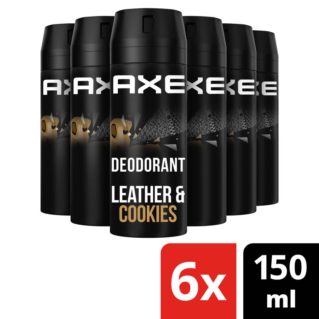 Collision Leather & Cookies deodorant bodyspray - 6 x 150 ml