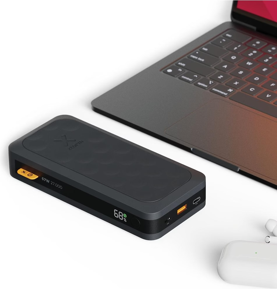 (67W) 27000mAh Fuel Series 5 Dual USB C / USB A Powerbank Power Delivery Ladegerät (FS5271) Midnight Black