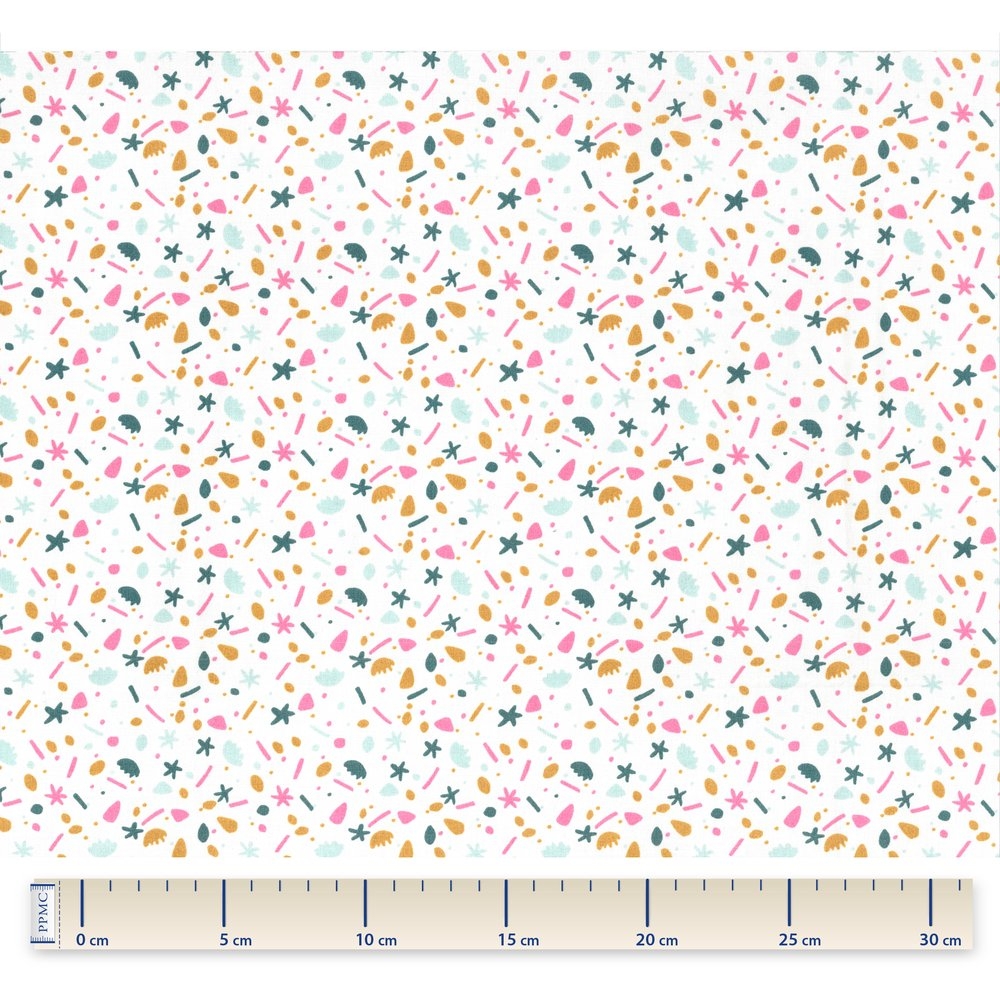 Coupon Tissu 50 Cm Bord De Mer