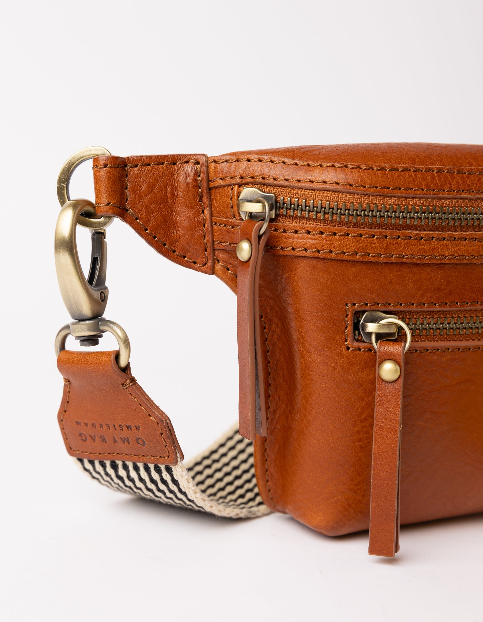 Beck's Bum Bag - Cognac Stromboli Leather