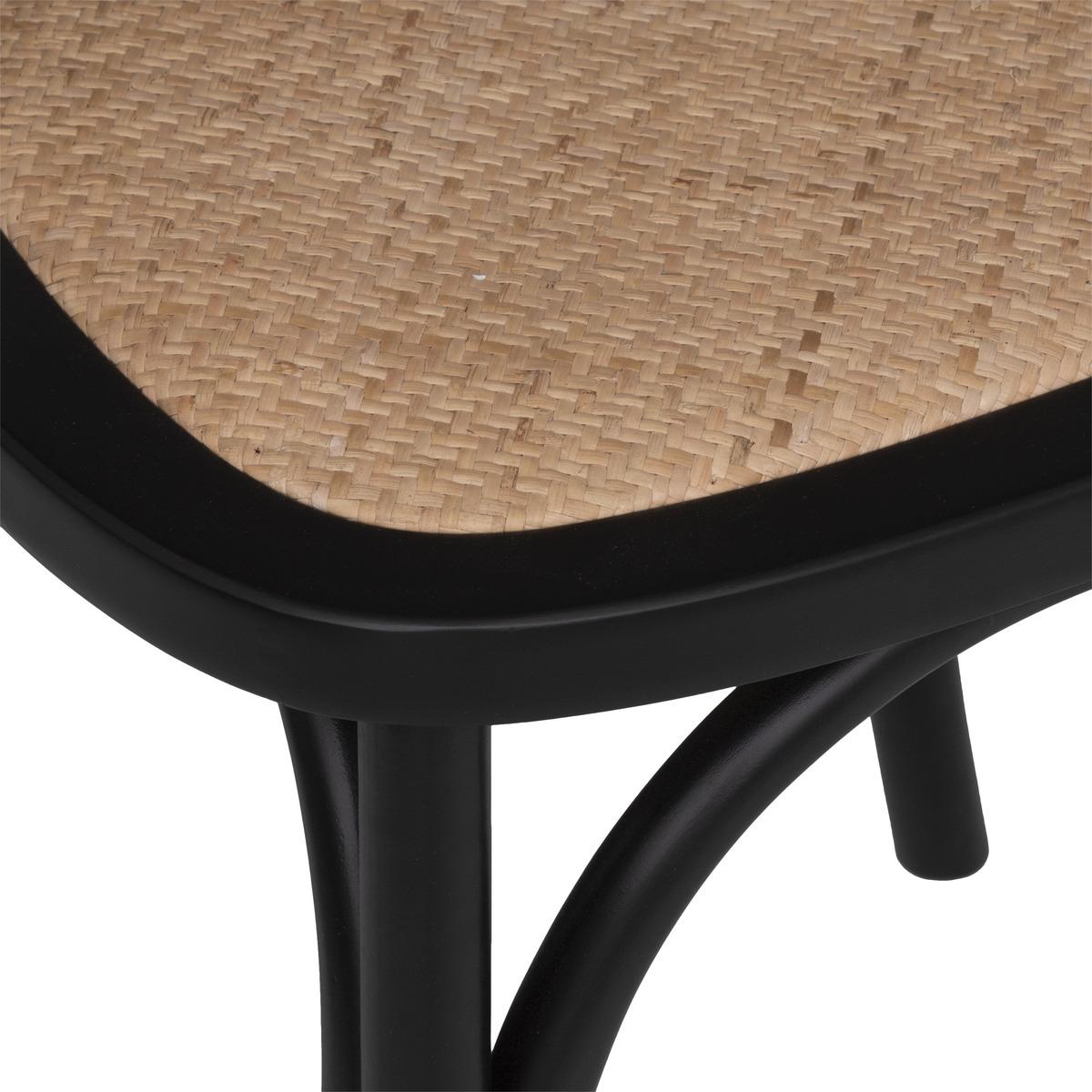 CHAISE BISTROT HETRE ISAK NOIR