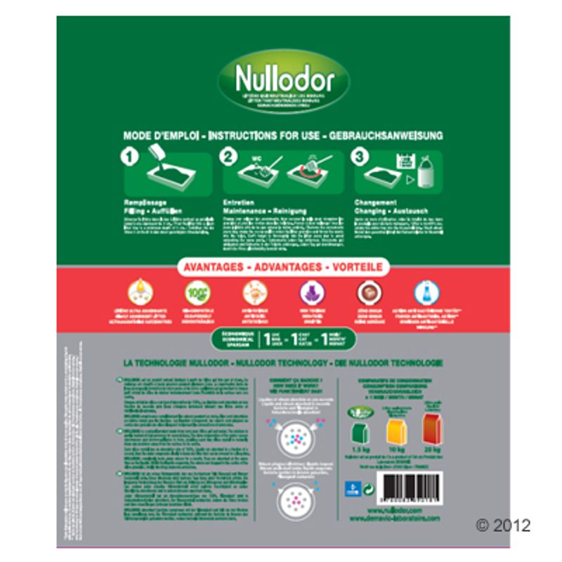 Litière Nullodor à prix discount sur bitiba.fr
