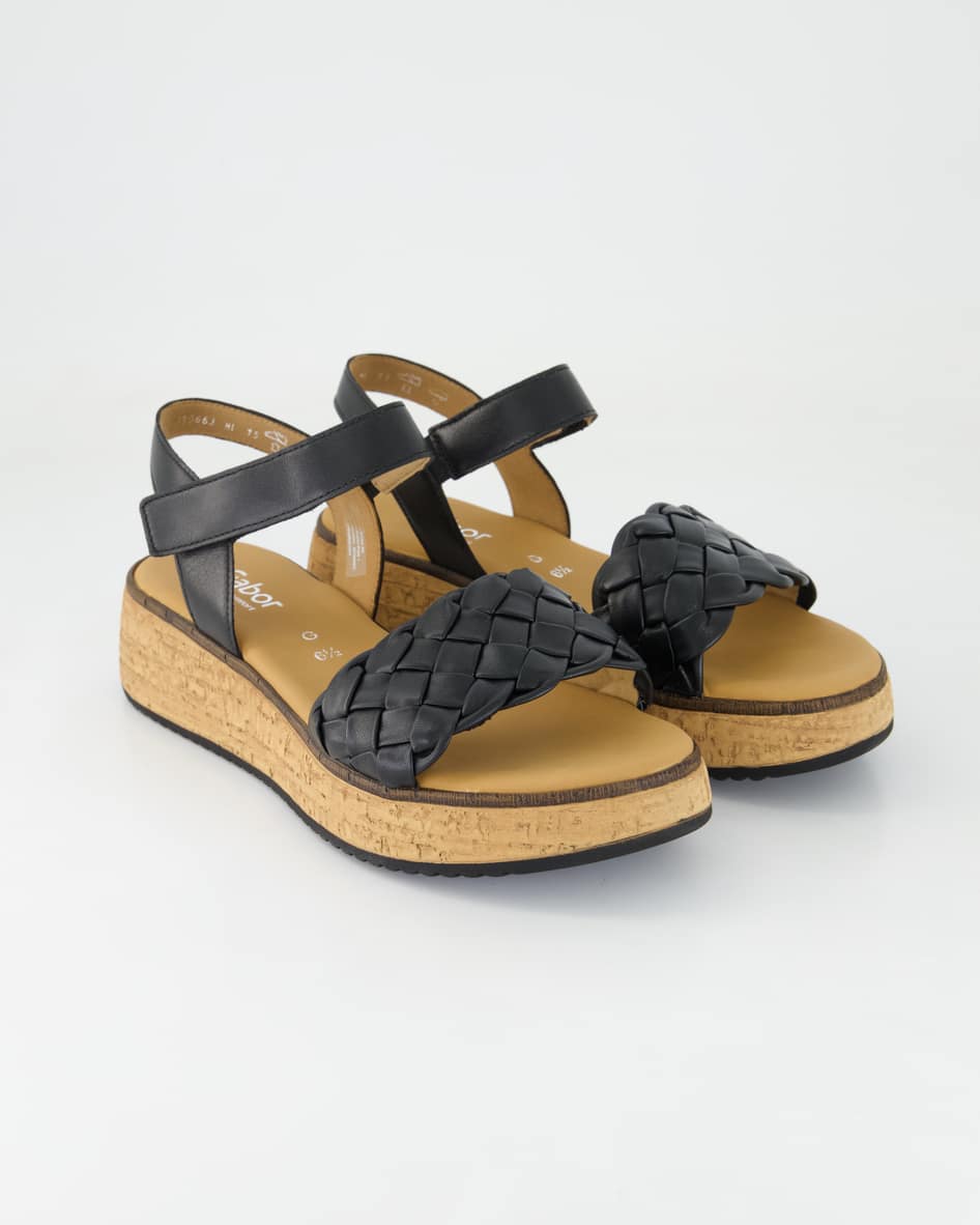 Gabor Comfort 62.829.57 Sandalen in Schwarz