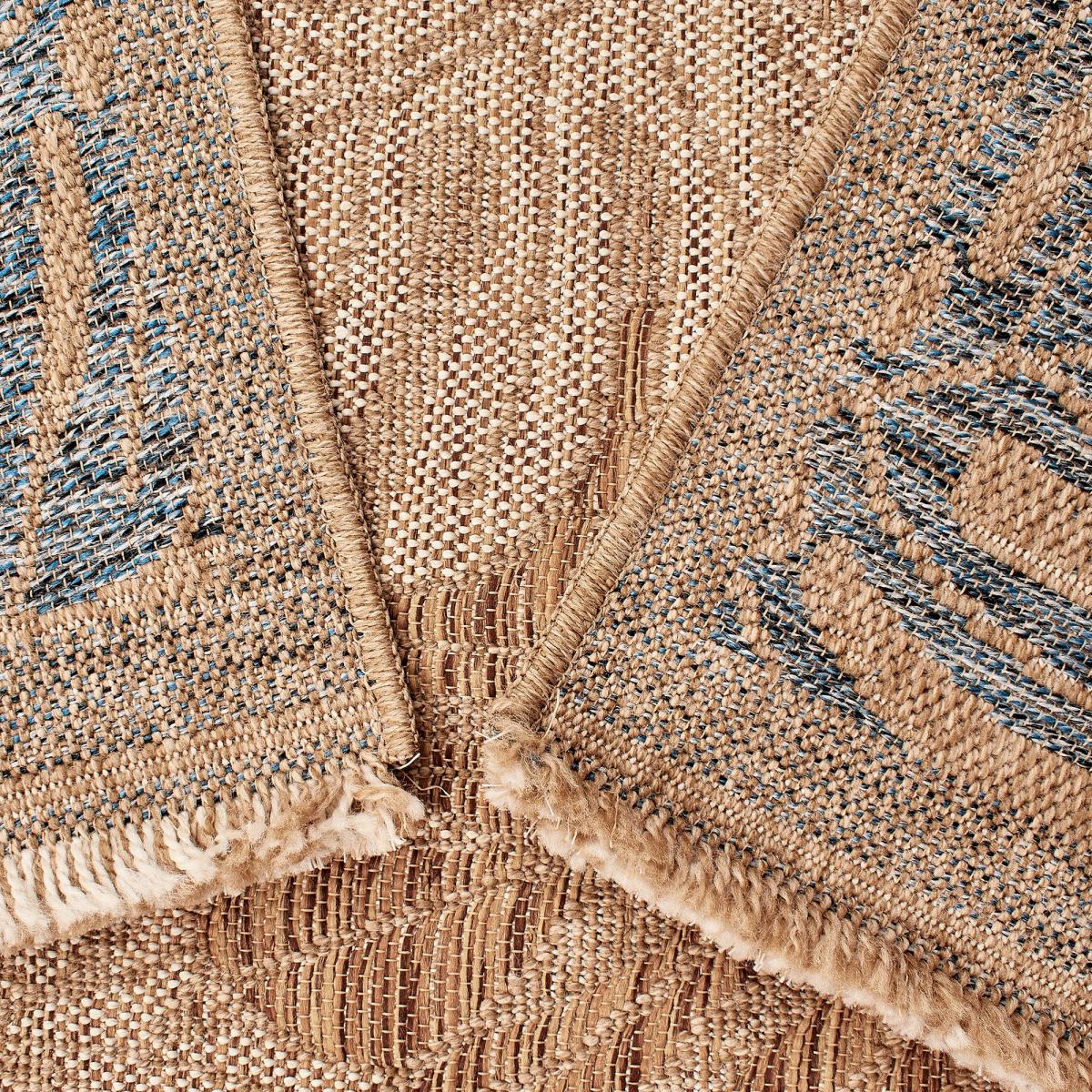 Tapis extérieur bleu 60x180 cm