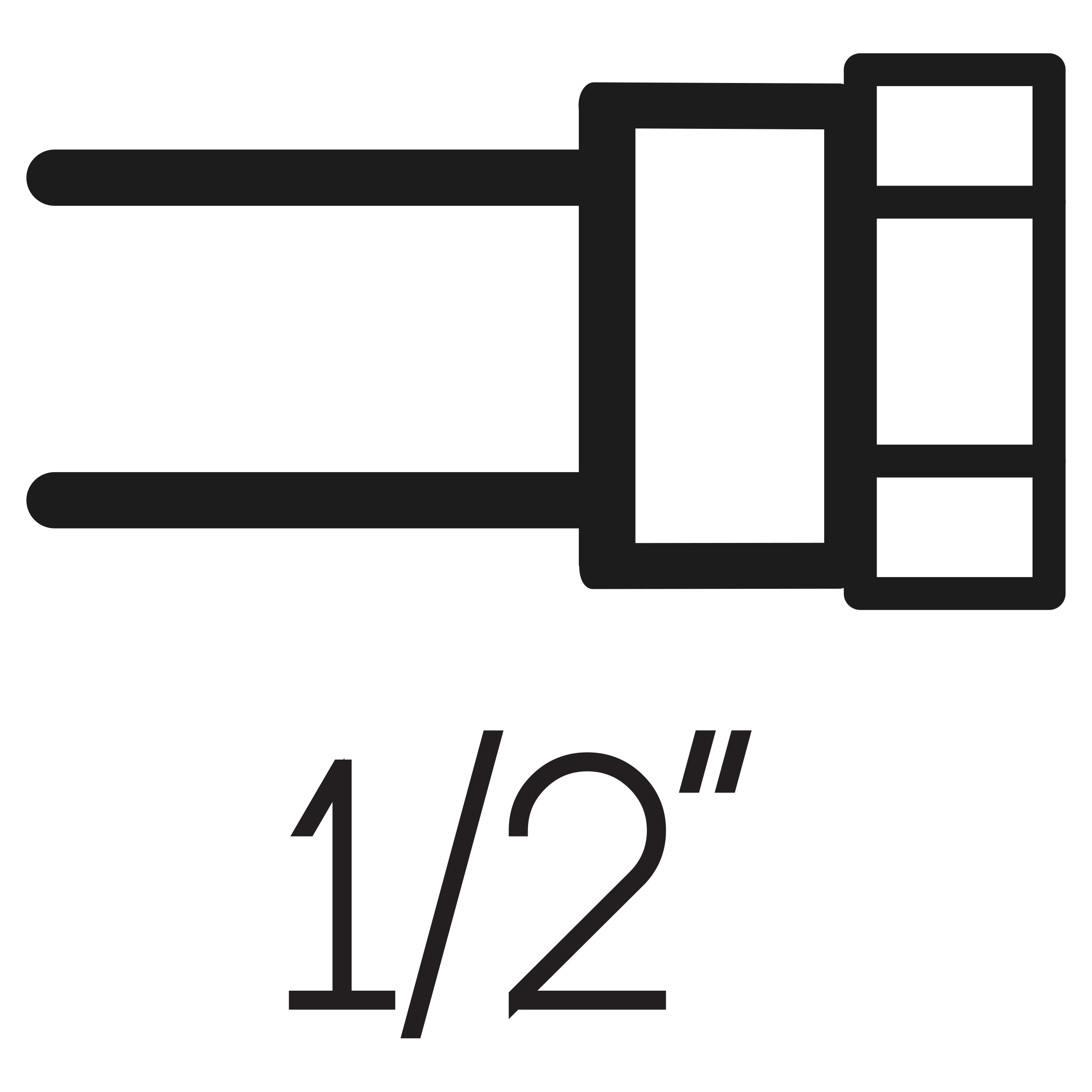 Differnz doucheslang 150cm zwart