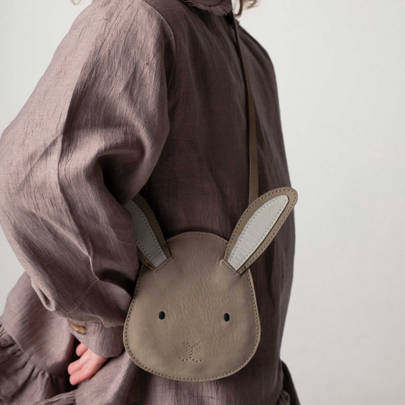 Tasche Britta Bunny Taupe Nubuck
