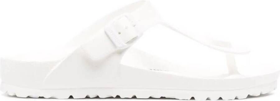 Birkenstock Witte Gizeh EVA Sandalen met brede pasvorm Wit