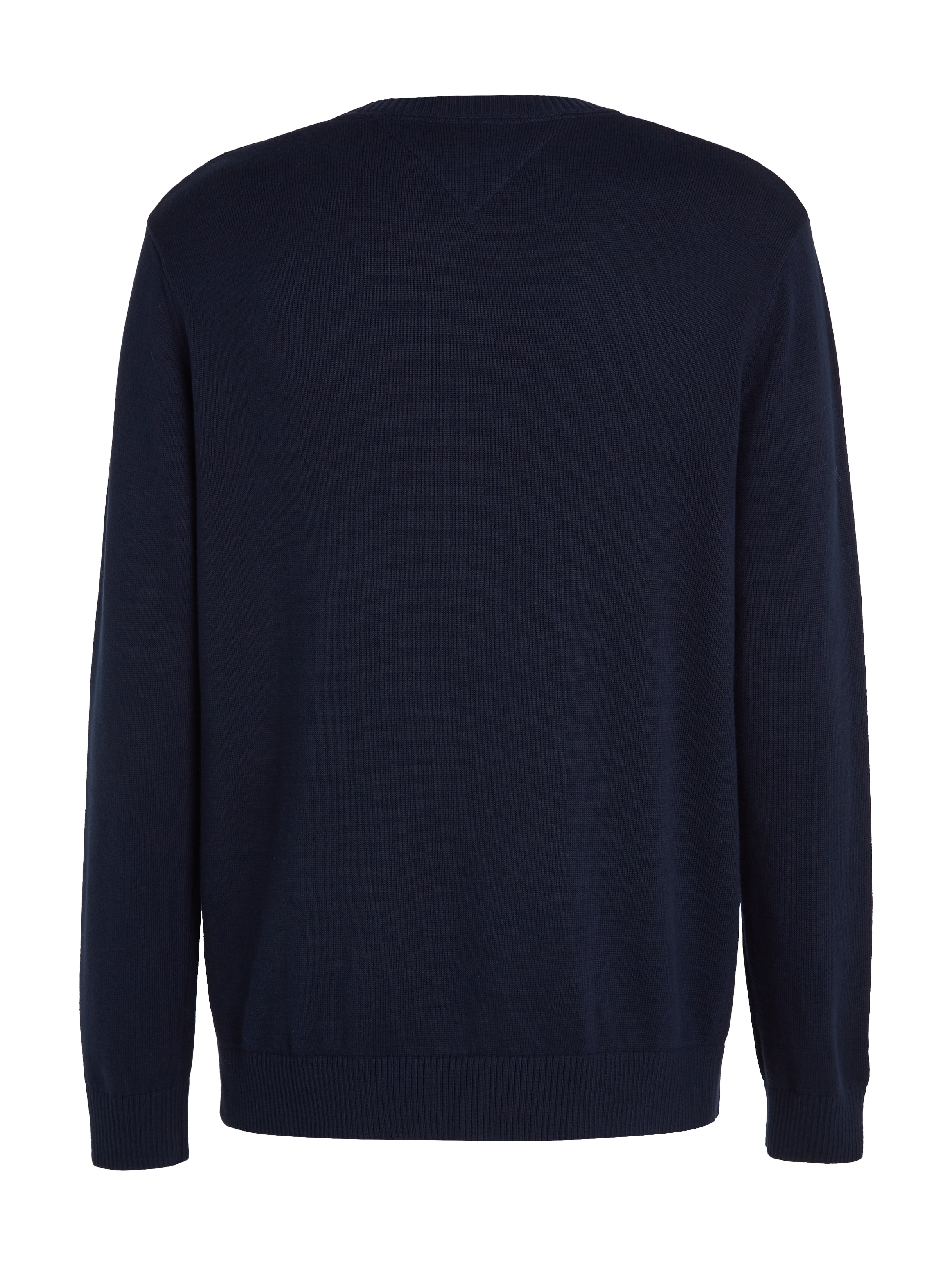Tommy Jeans Rundhalspullover »TJM SLIM ESSENTIAL LIGHT SWEATER«, mit Flag-Patch