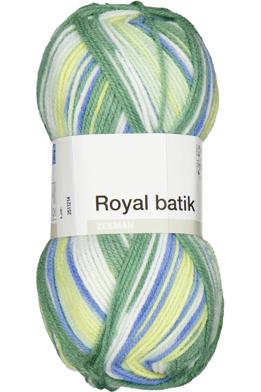 Royal batik Breigaren - Geel
