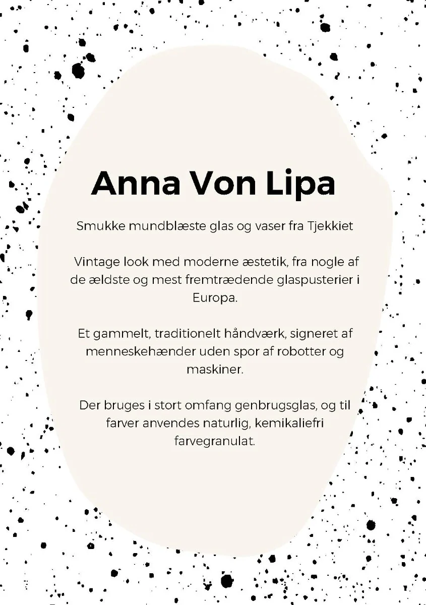 Anna Von Lipa  Swirl tumbler glas - amber