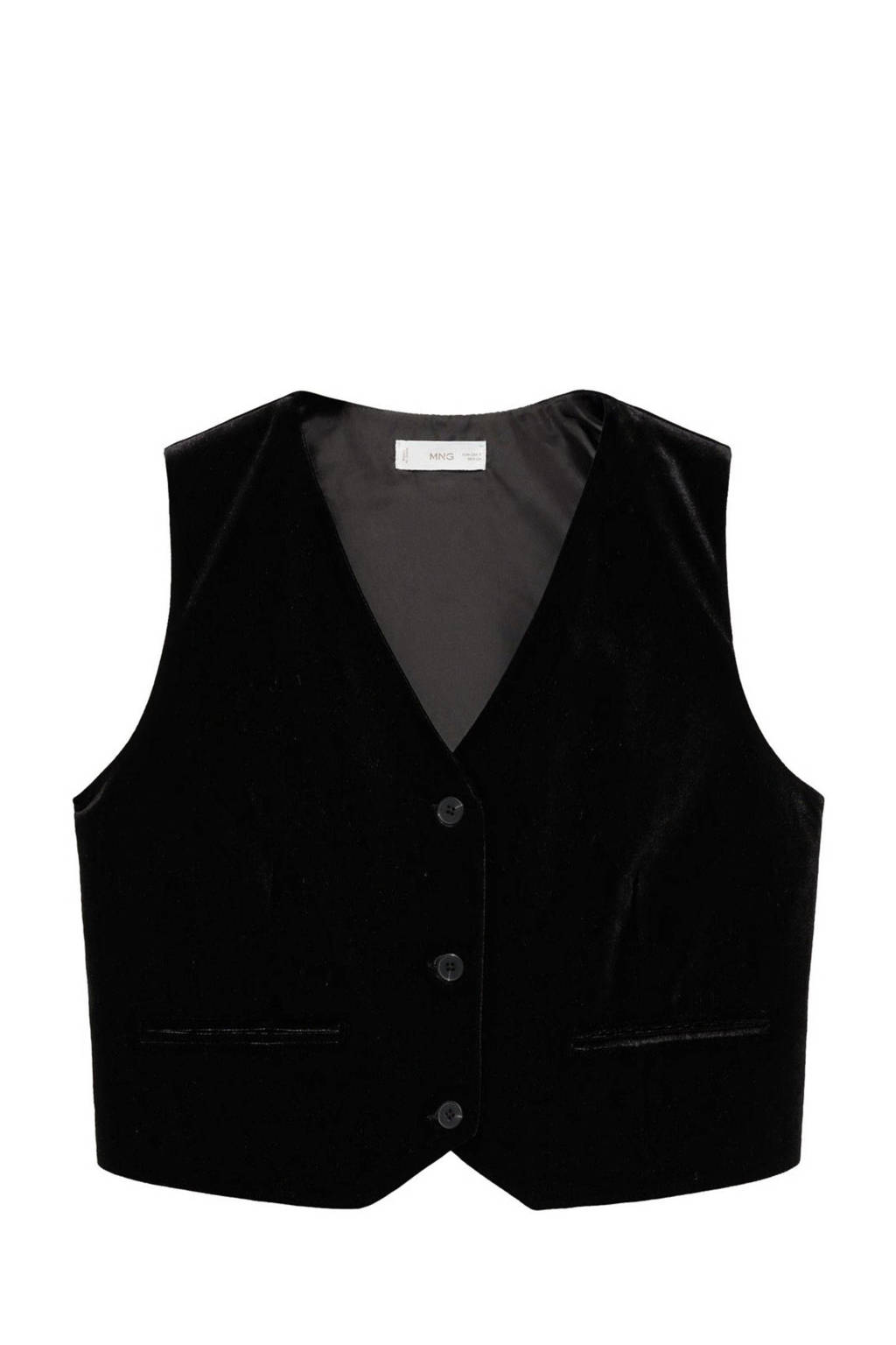 MANGO TEEN gilet zwart