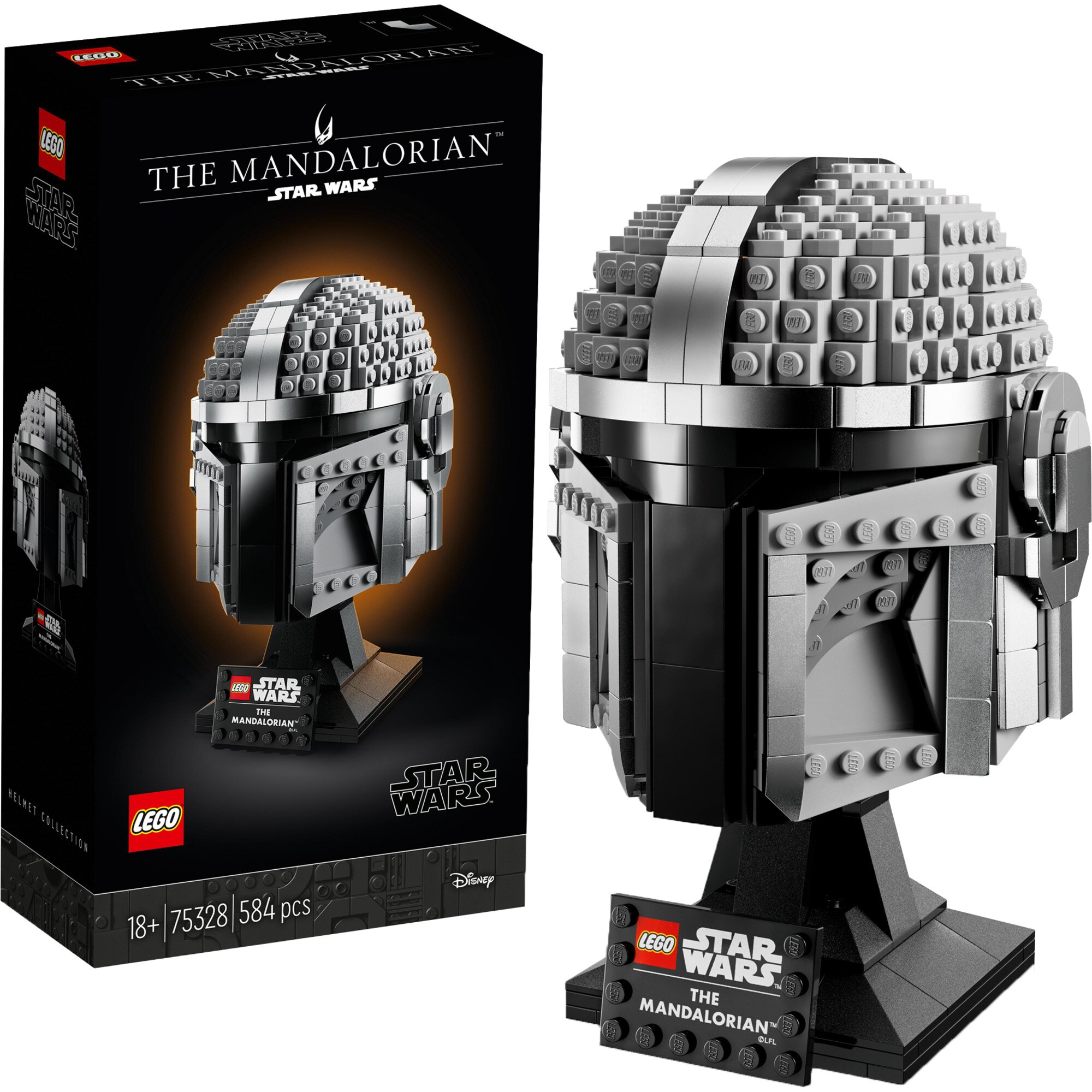 LEGO Konstruktionsspielzeug Star Wars Mandalorianer Helm
