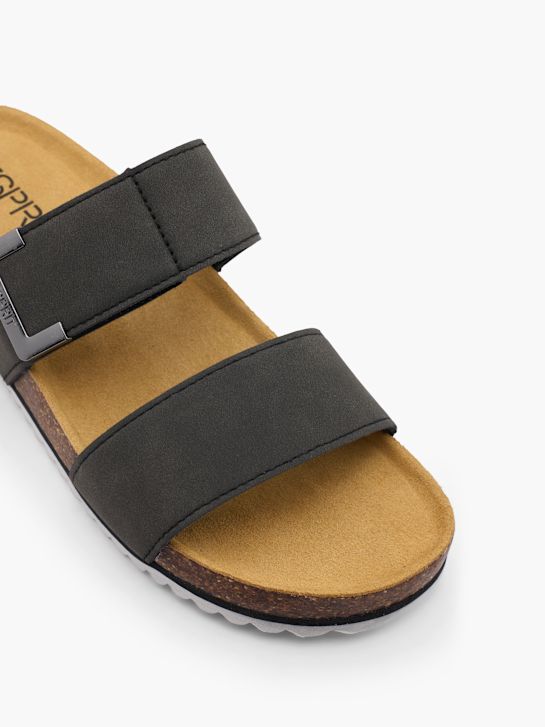 ESPRIT Tieffussbett-Pantolette Grau