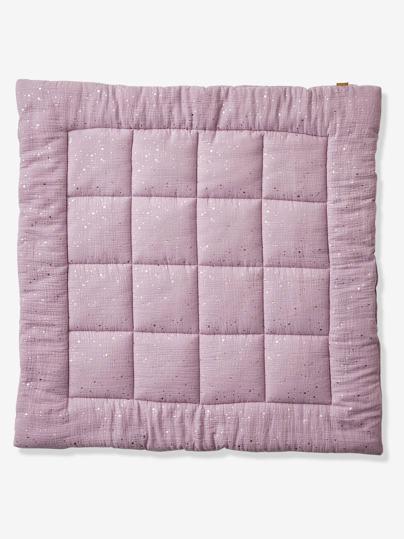 Manta de bebê em gaze de algodão orgânico* com estampa de pipa rosa claro