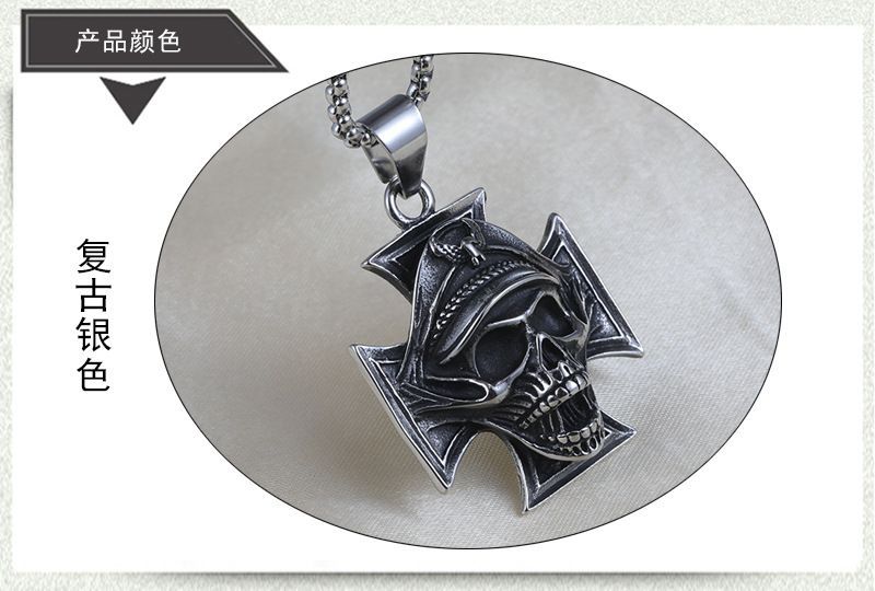 Prushia - Punk Schedel Ketting