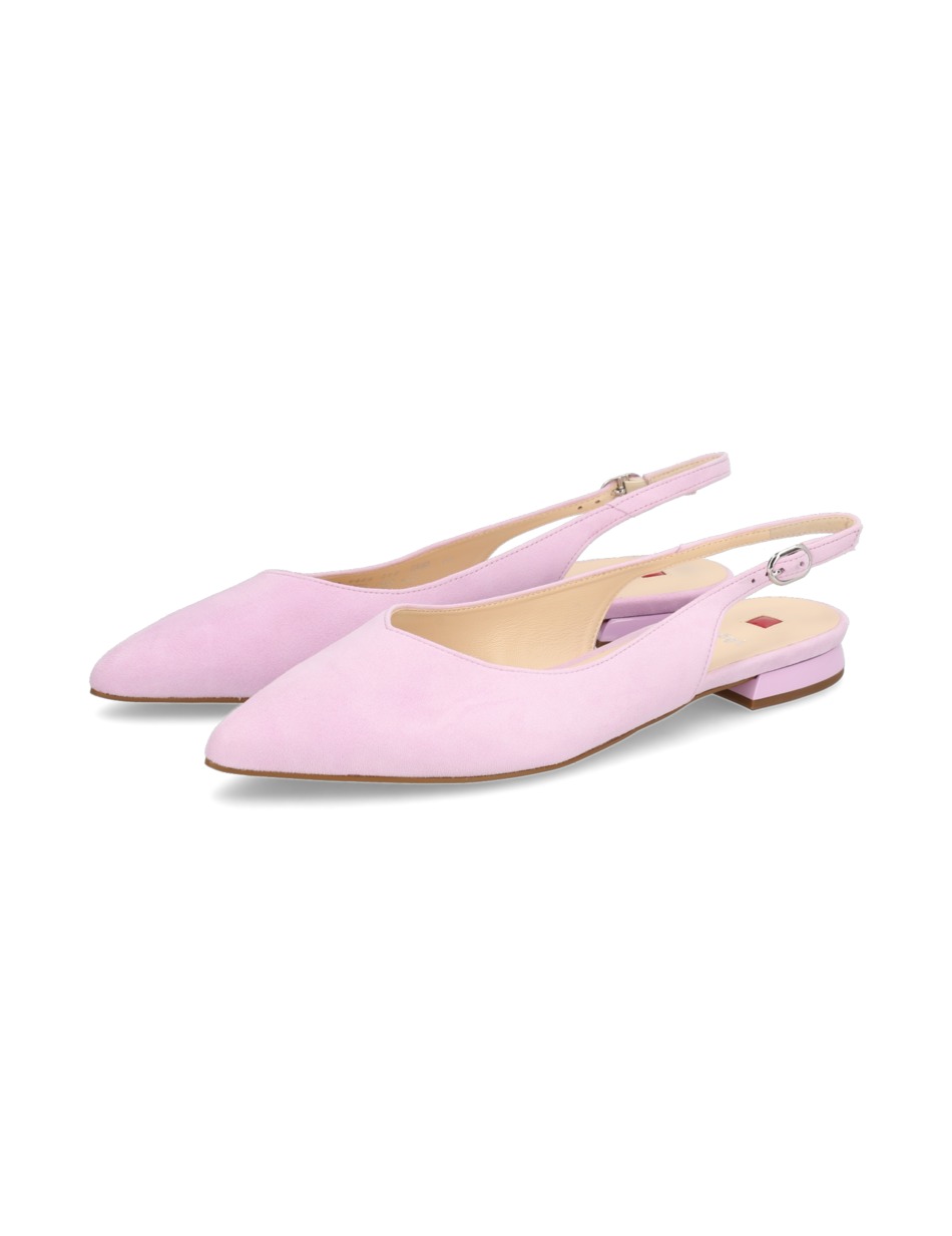 Veloursleder Slingpumps