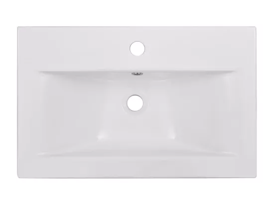 Lavabo salle de bain blanche 61 x 39.5 x 18.5 cm 02_0002643