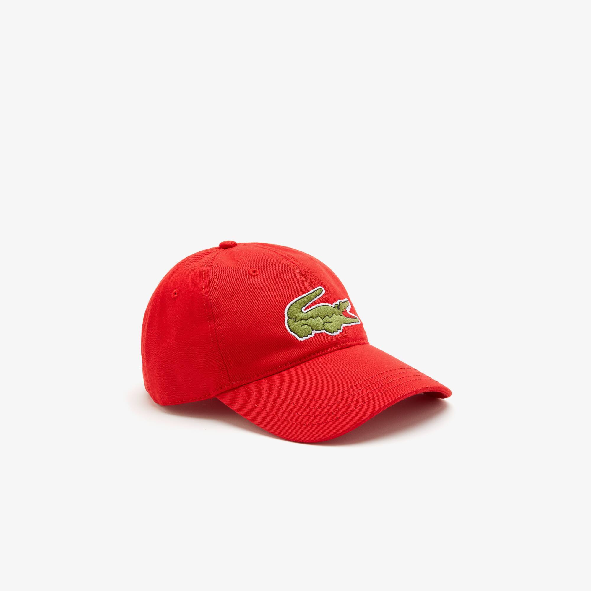 Unisex LACOSTE Kappe aus Bio-Baumwolltwill Caps & Hüte - Rot - Lacoste - Unisex