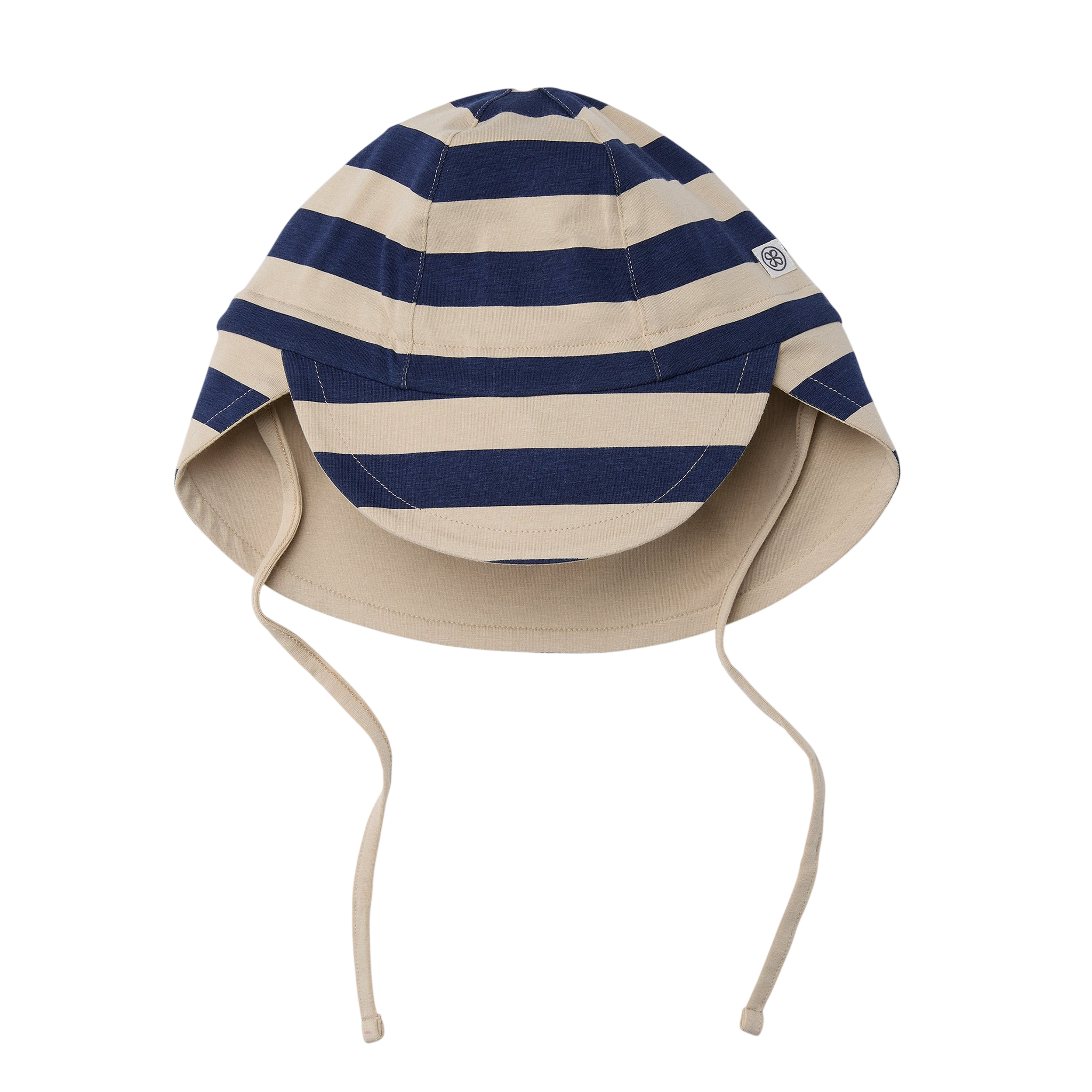 Baby Sonnenhut UVP 50  Navy/Sandy Stripe