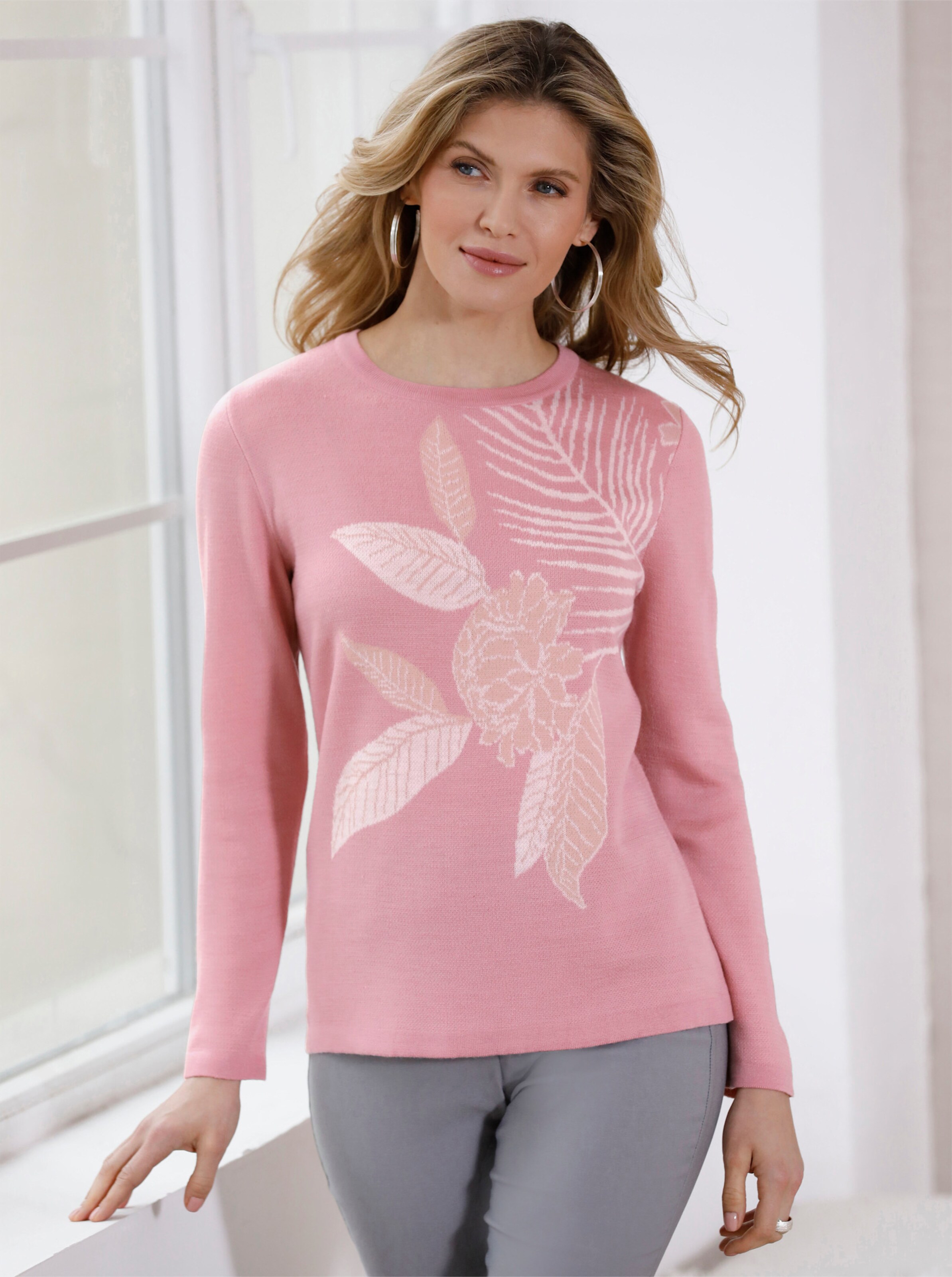 Jacquard-Pullover