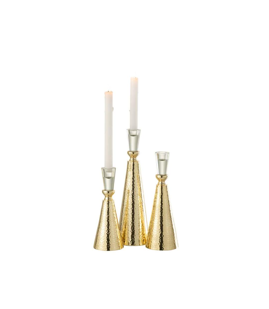 Paris Prix - Chandelier Design Martelé tape 22cm Or