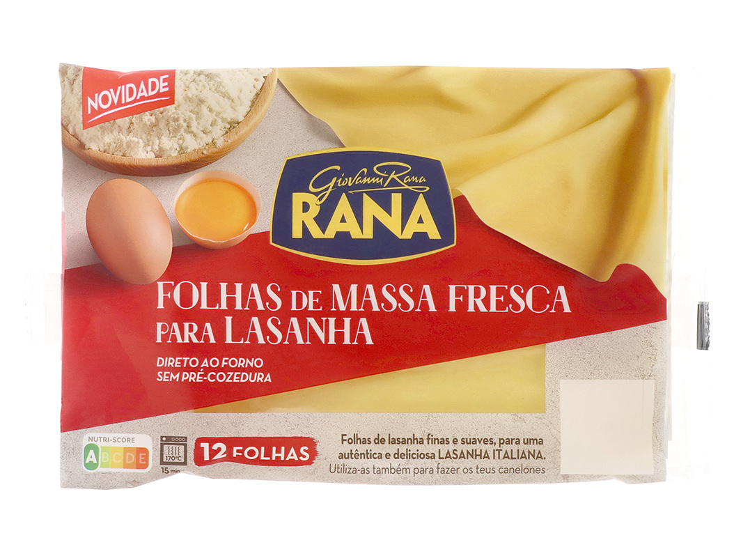 FOLHAS PARA LASANHA RANA 250G