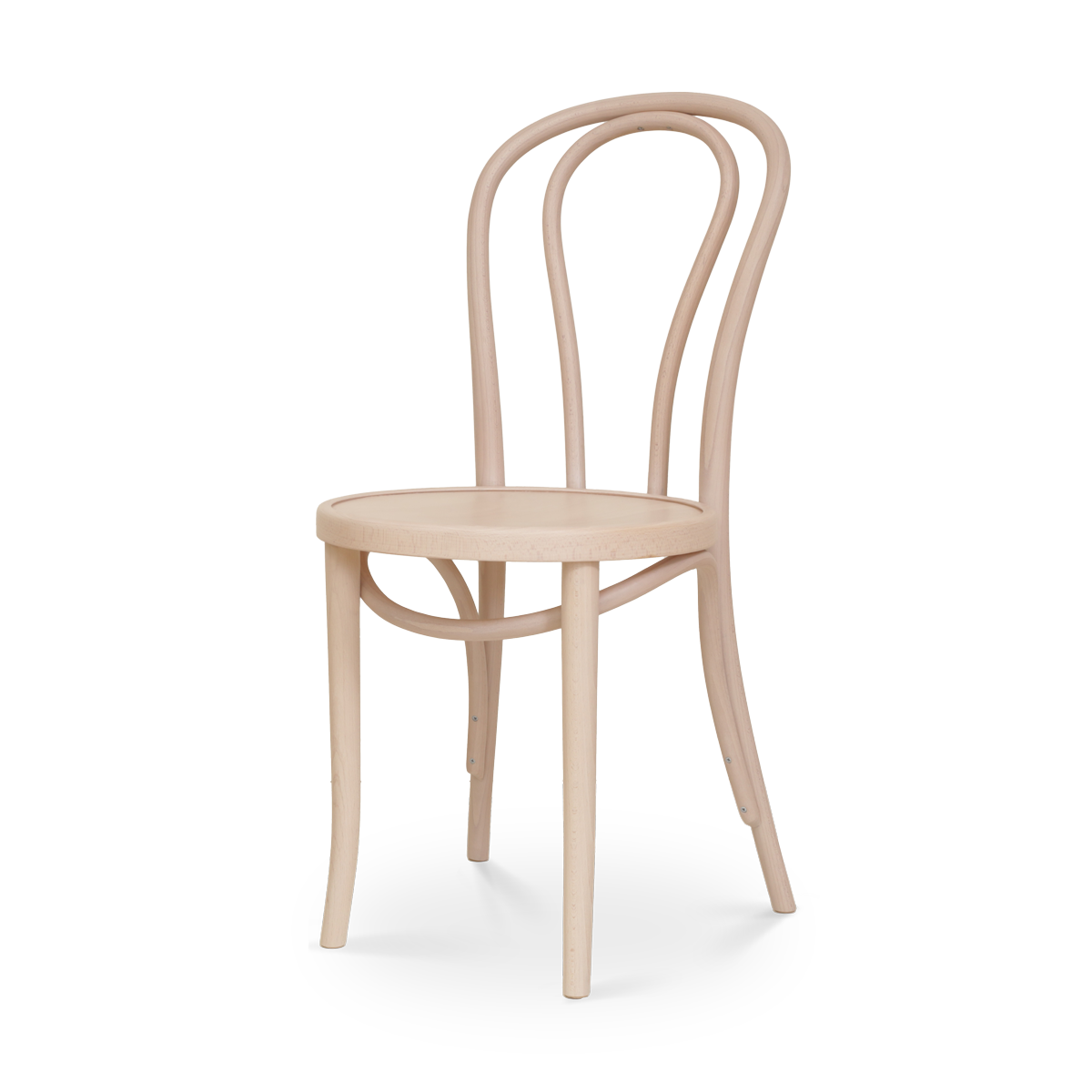 Houten bistrostoel Vienna Thonet No. 18 - whitewash