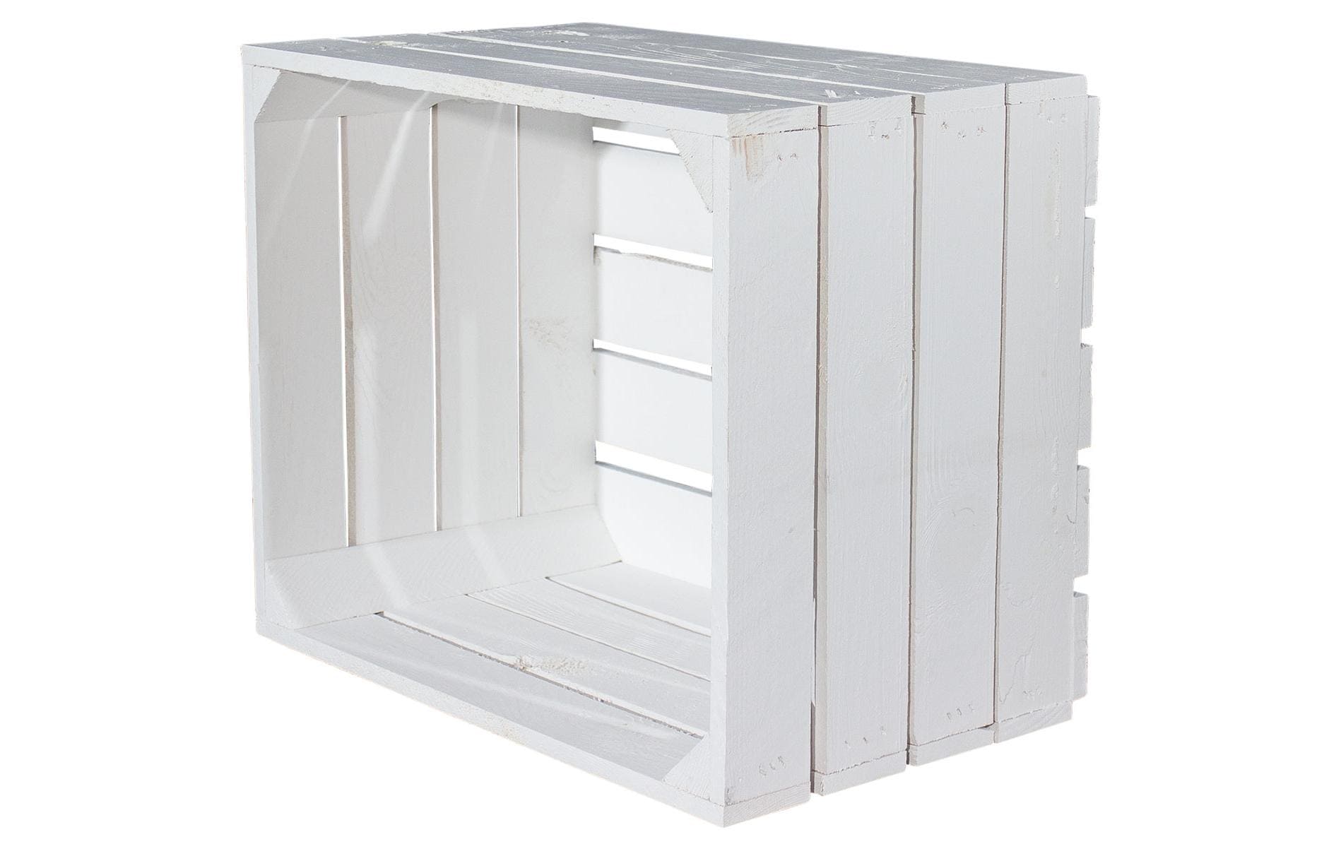 Holzharasse Vintage Weiss 40 x 50 cmObstharasse Vintage