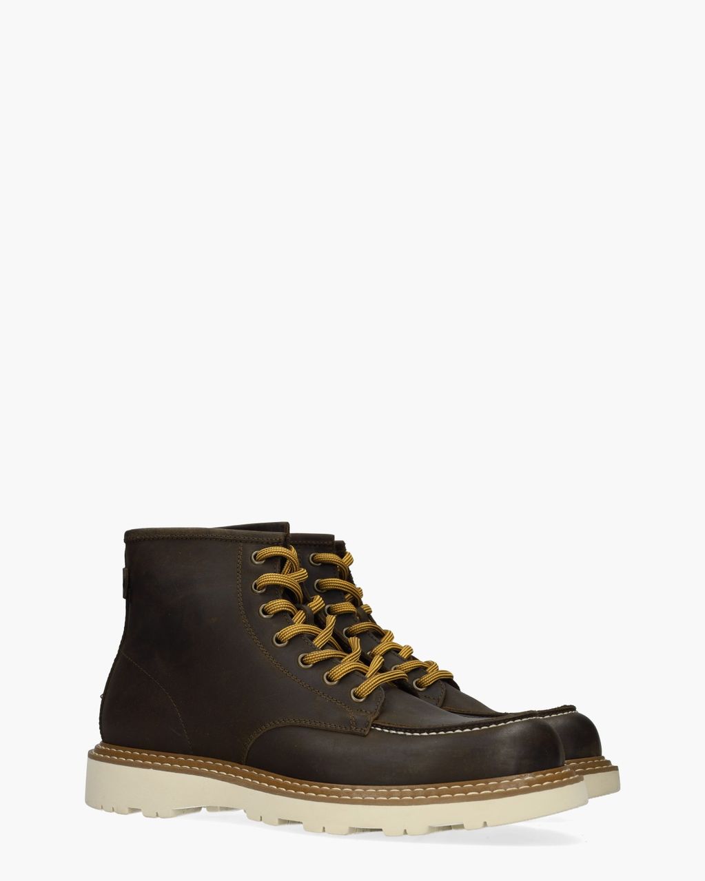 Kebo DK7010 Donkerbruin Heren Veterboots