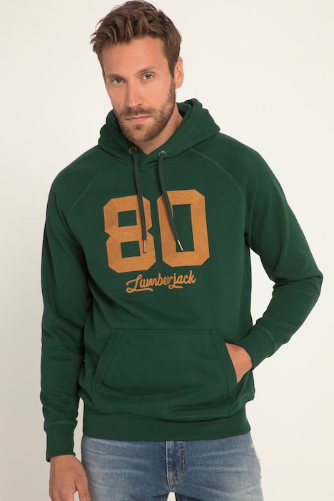 Hoodie, Sweat, Kapuze, Kängurutasche, bis 8 XL