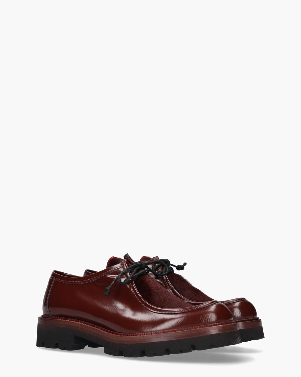 Mat:20 Carrie 3225 Bordeauxrood Dames Veterschoenen