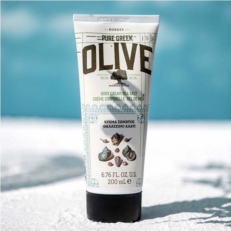 Korres - Pure Greek Olive - Body Cream Sea Salt - 200 ml - Natuurlijke Huidverzorging