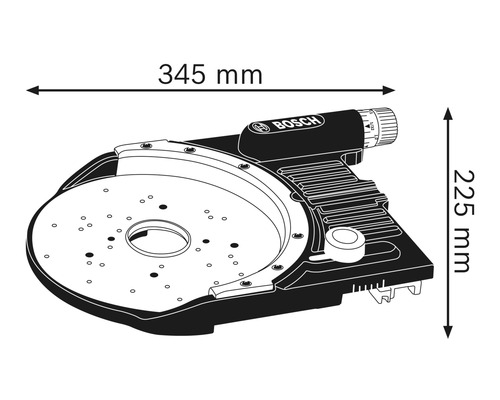 FSN OFA geleiderailadapter voor bovenfrees
