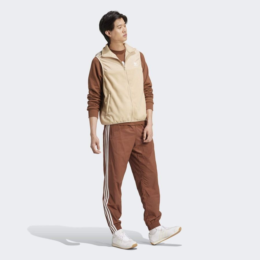 Adidas Original Veste sans manches micro-polaire Adicolor 3 bandes