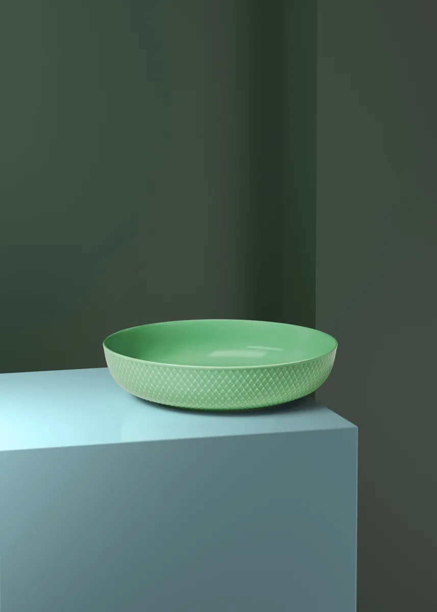 Lyngby Porcelæn Rhombe Color Serveringsskål