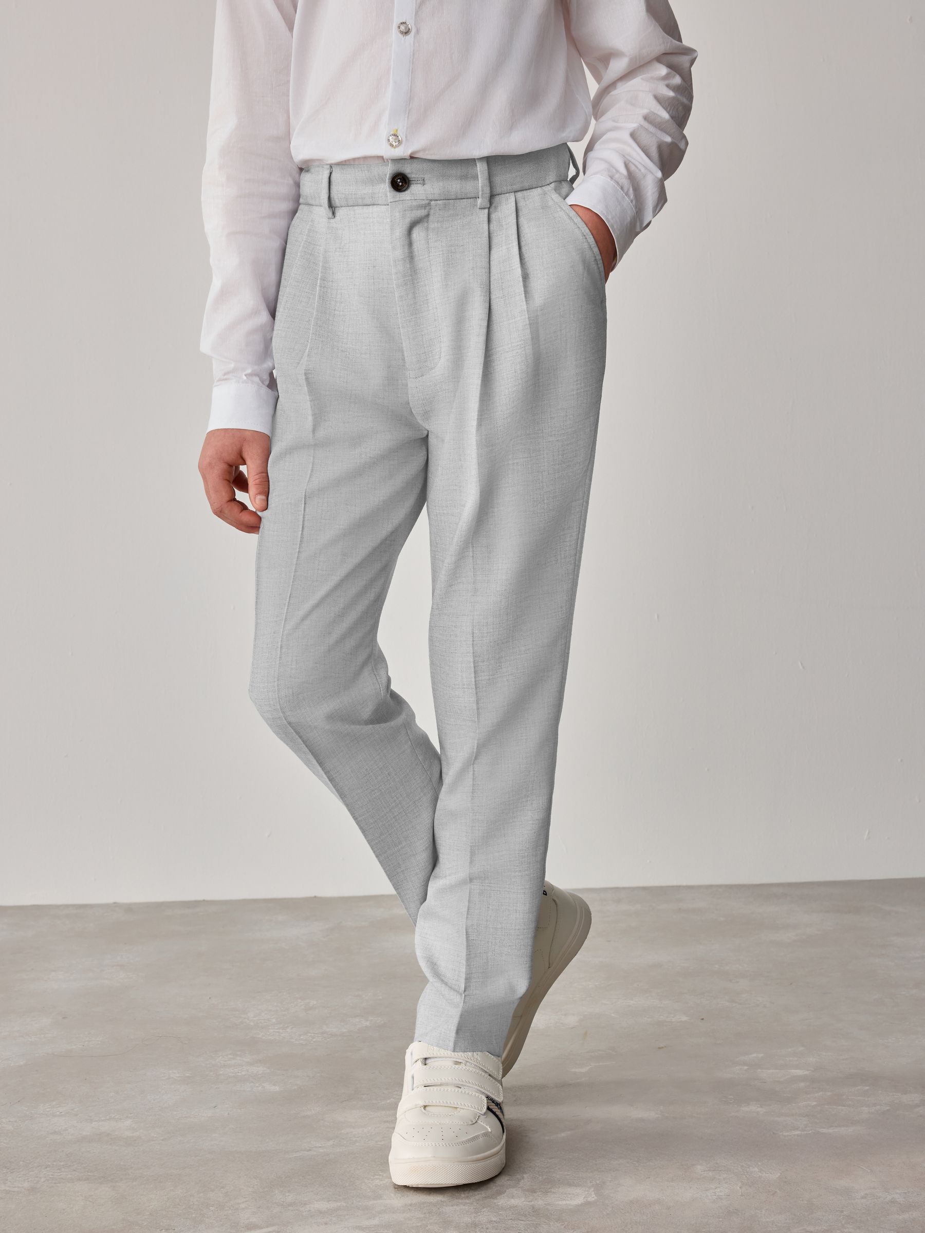 Grijs - Baker By Ted Baker kostuumbroek