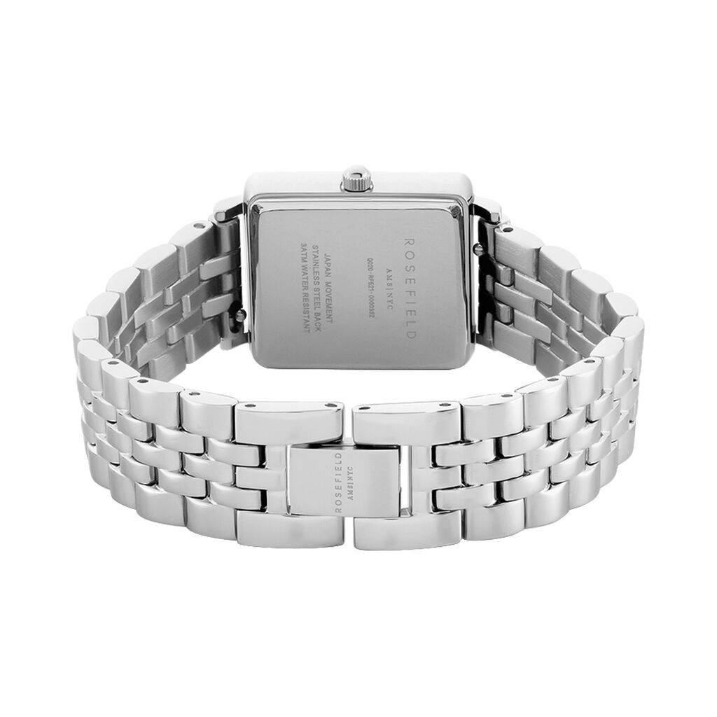 Montre Rosefield The Mini Boxy Blanc