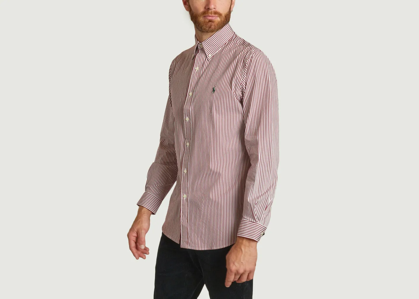 Chemise rayée sleeve Polo Ralph Lauren
