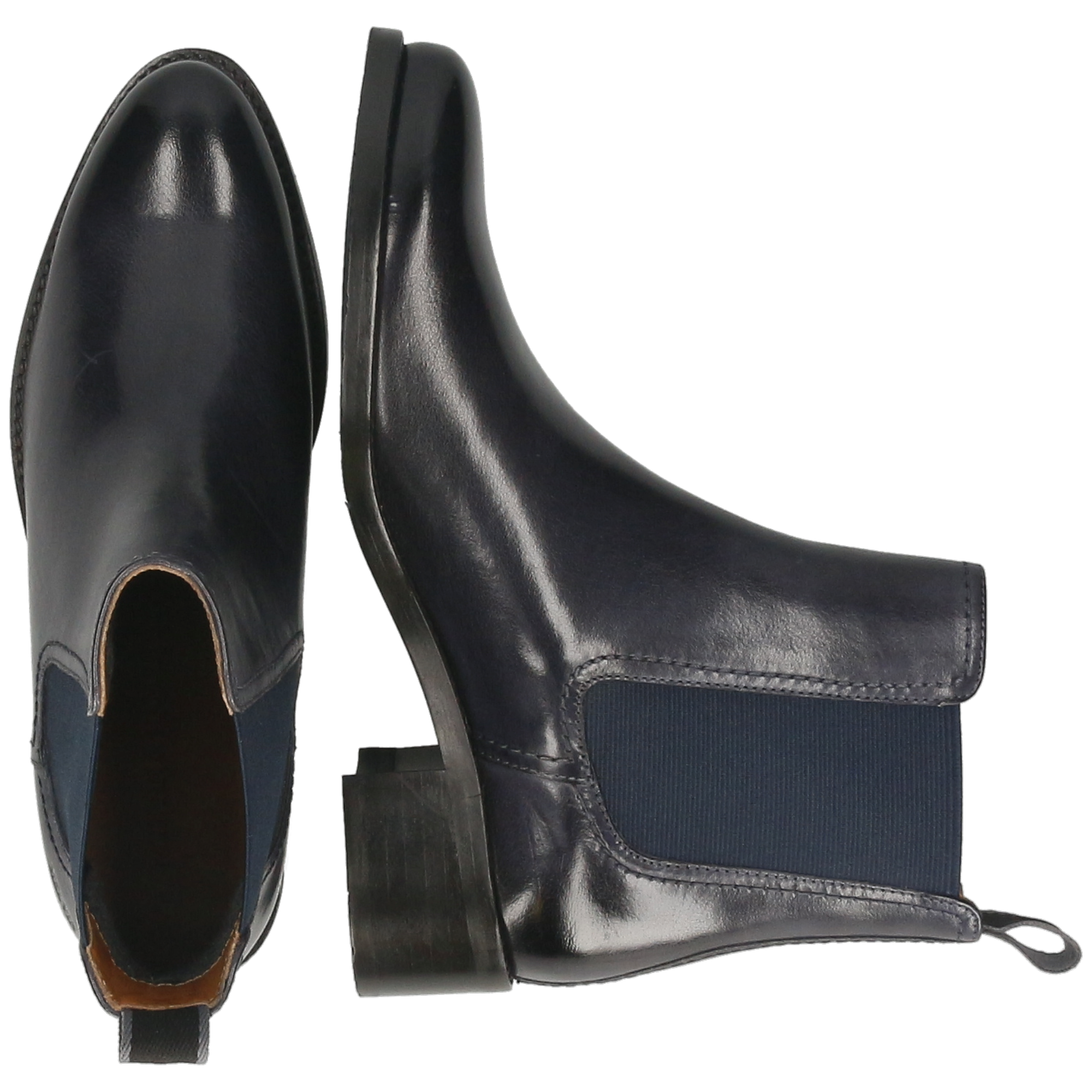 KAYA 1 - Bottines à talon bottier | Bleu