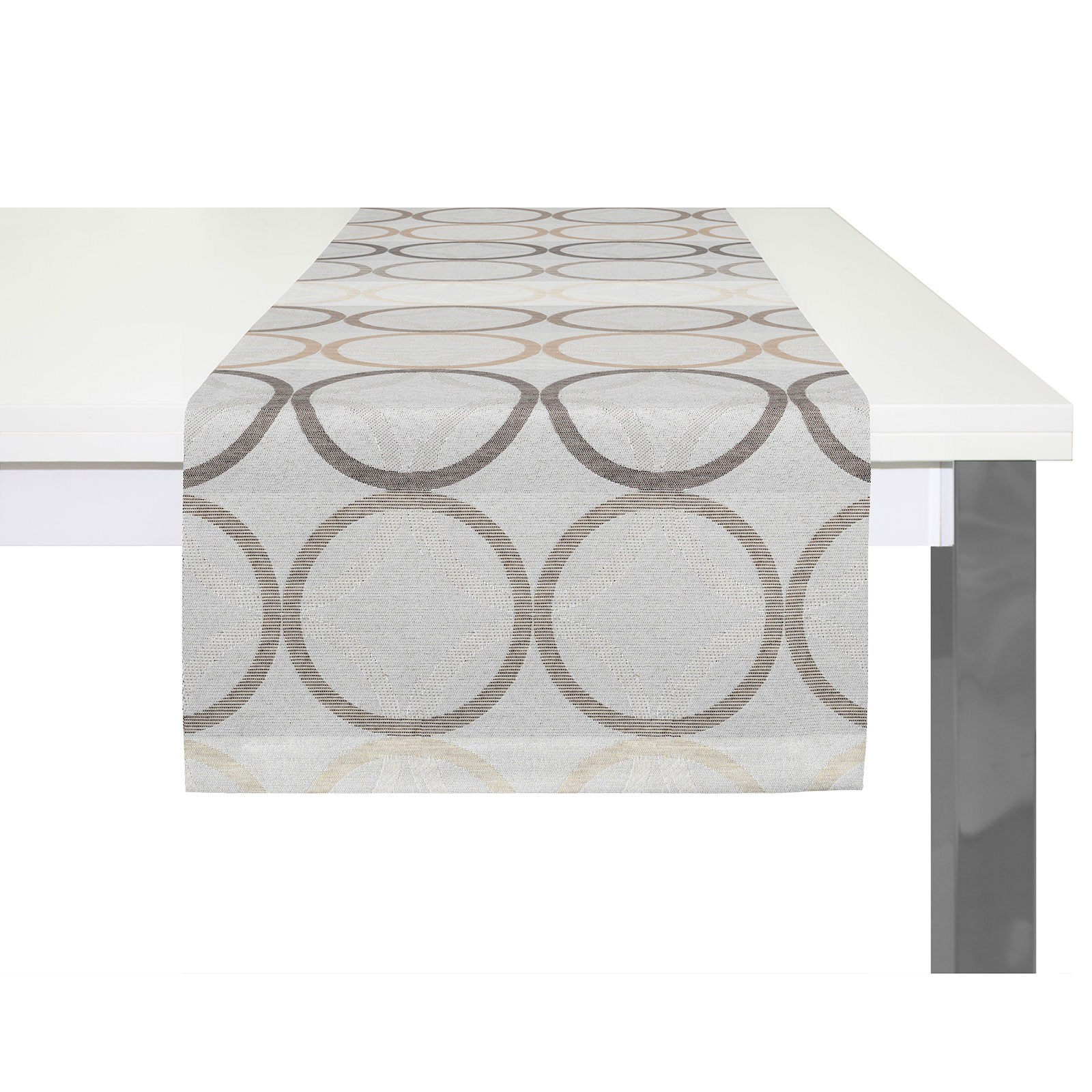 Tischläufer ZIRBELLO - braun - 40x150 cm