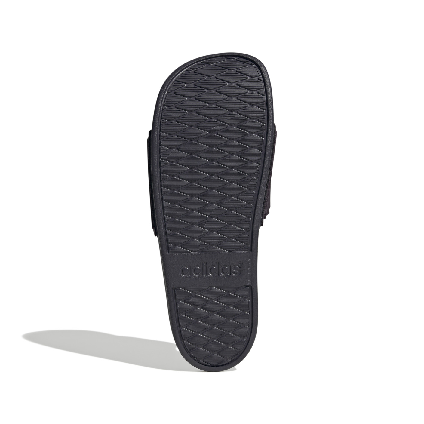 Adidas Adilette Comfort Elevated Slippers Zwart Donkerpaars