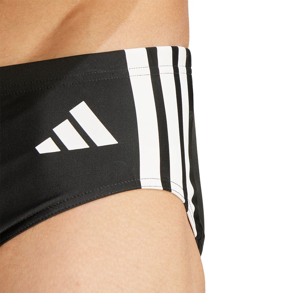 adidas 3-Streifen Badehose Herren schwarz