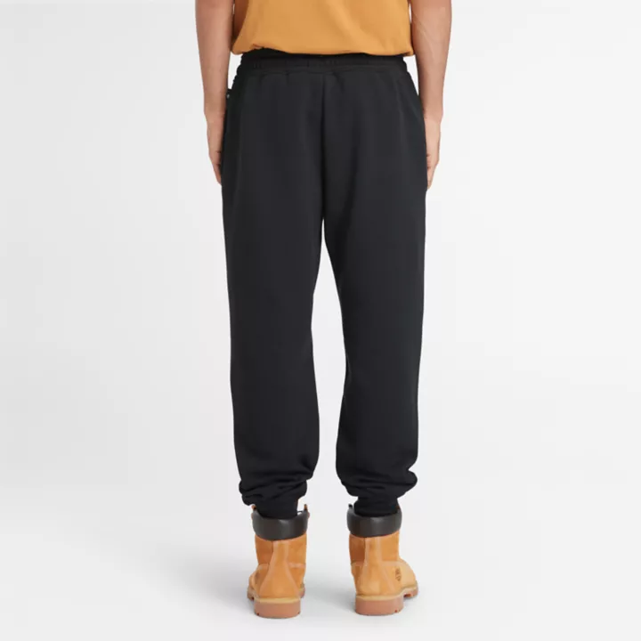 Pantalon de survêtement à logo pour homme en noir