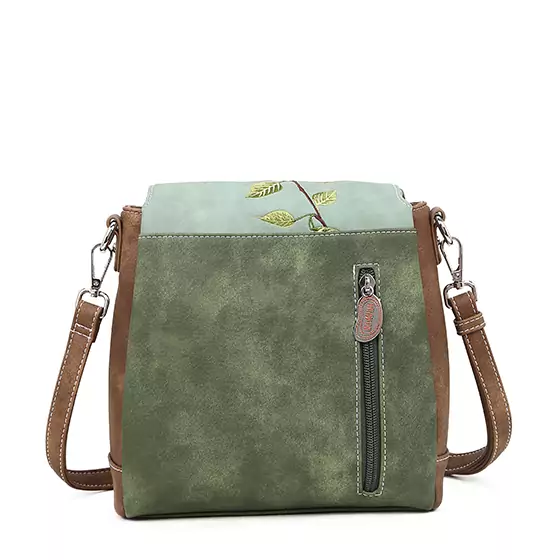 Hi-Di-Hi Tweet Shoulderbag Dark Green/ Light Green/ Dark Brown