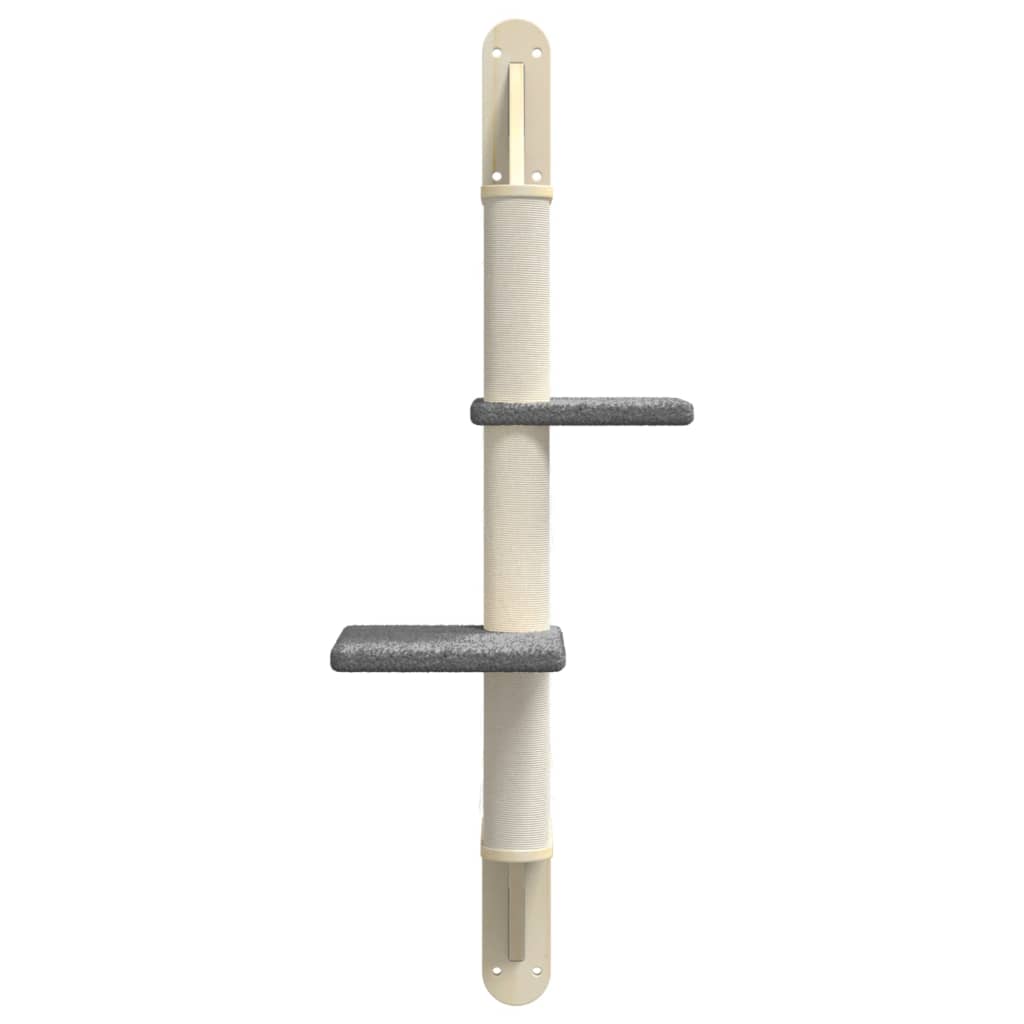 Arranhador de parede para gatos vidaXL, cinza escuro, 108 cm